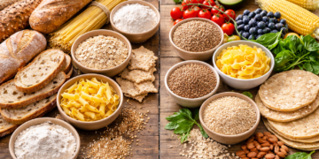 Dieta bezglutenowa – zestaw produktów spożywczych w kuchni